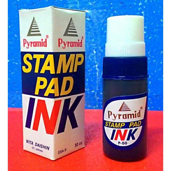 

Termurah Pyramid Stamp Pad Refill Ink Warna Biru | Tinta Stempel Pyramid Offic
