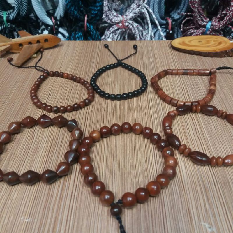 gelang kaukah/gelang pria wanita/gelang kayu favorit