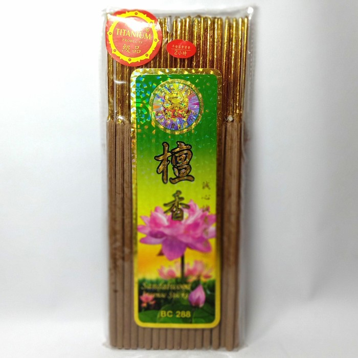 hio dupa 2 jam sandal wood 30 cm pendek putih