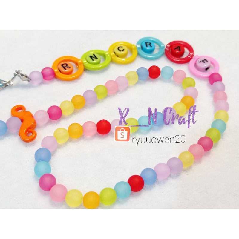 Strep Masker Nama anak/Tali Masker Nama anak /Strap Masker Nama anak