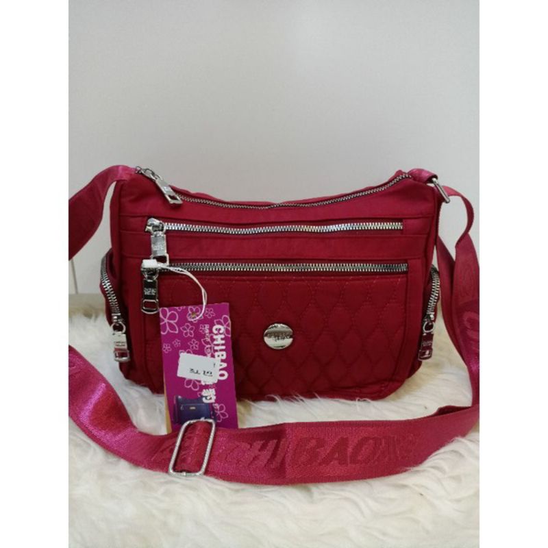 ORIGINAL Tas Selempang Chibao Wanita IMPORT KOREA Elegan Design Tebal Anti Air Best Seller Terbaru