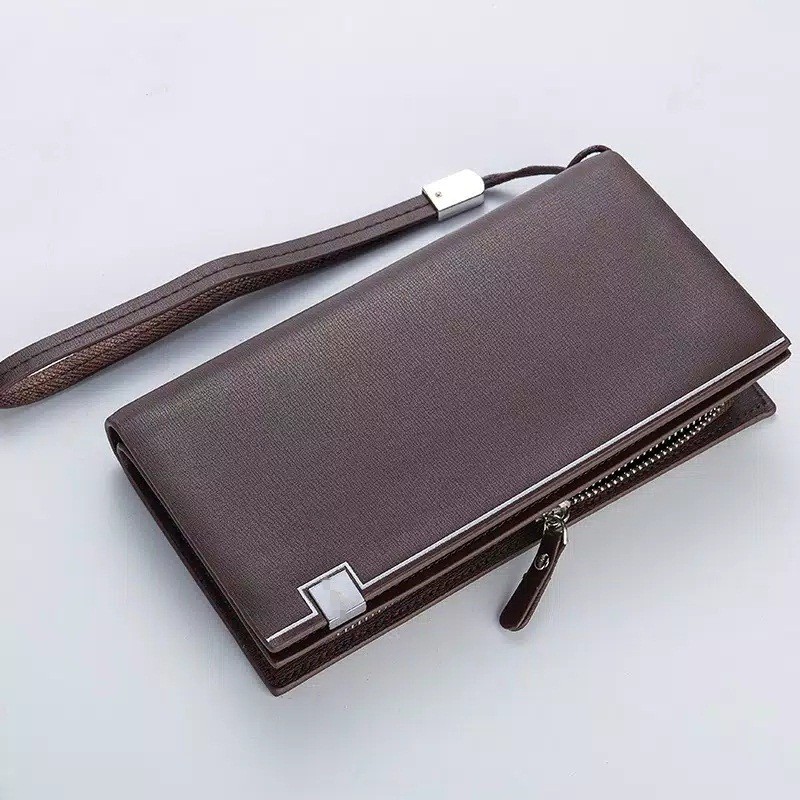 (COD) Dompet Pria Dompet Panjang Bahan Kulit DOMPET Unisex ❤️❤️MALLSHOPPING❤️❤️