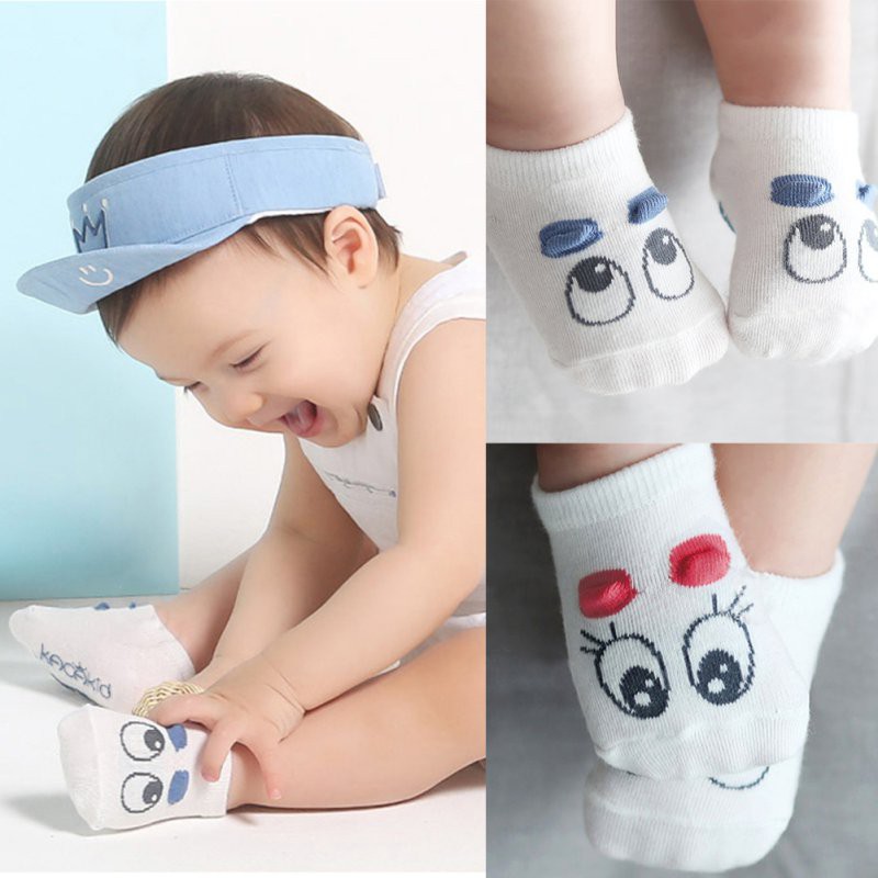 Kaos Kaki Bayi Umur 0 - 2 Tahun IMPORT Anti Slip Kaos Kaki Anak Super Cute Lembut Untuk Bayi - Baby Socks