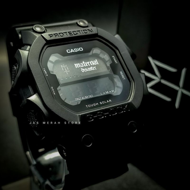 Jam Tangan Pria G Shock Kingkong X Maternal Ds Custom Full Black Include Bonus