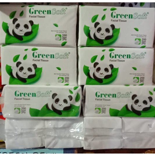 Tisue KUALITAS TERBAIK!!! Tissue Green Facial 200 sheet Tisu