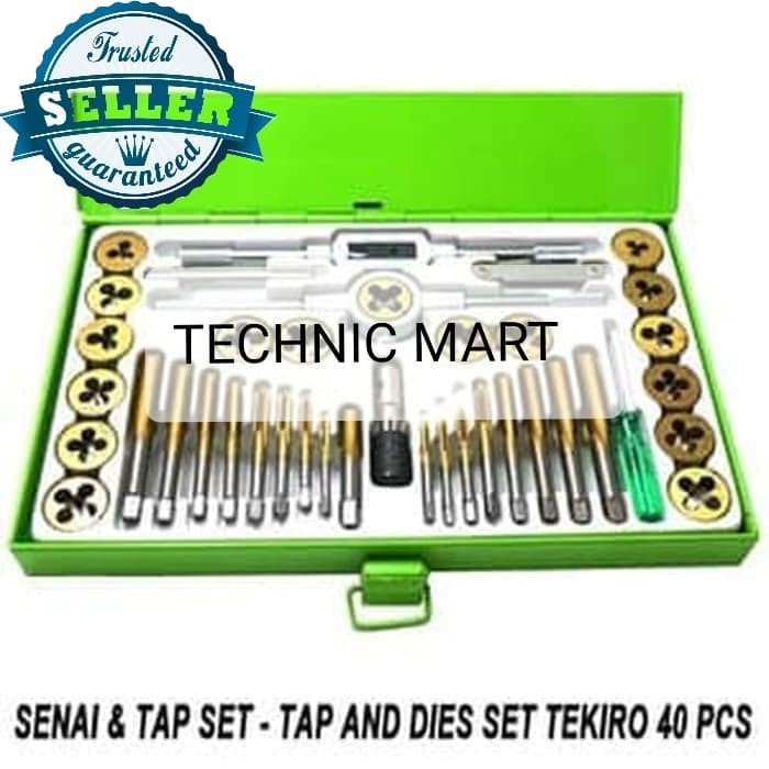 Senai & Tap Set Tekiro 40 pcs/ Tap and Dies Senai Set-Tap Set