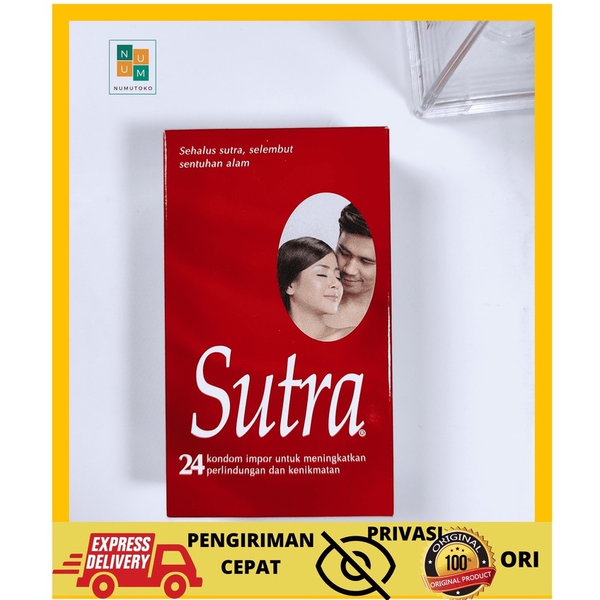 Kondom Sutra Merah isi 24 Pcs - Kondom Tipis Sutra