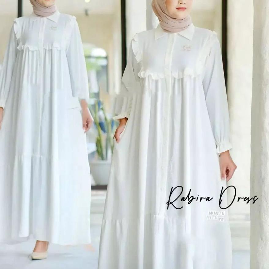 【3.3 Promo >>】 RABIRA DRESS GAMIS  CRINKLE PREMIUM DRESS WANITA TERBARU 2022 BAJU KONDANGAN REMAJA K