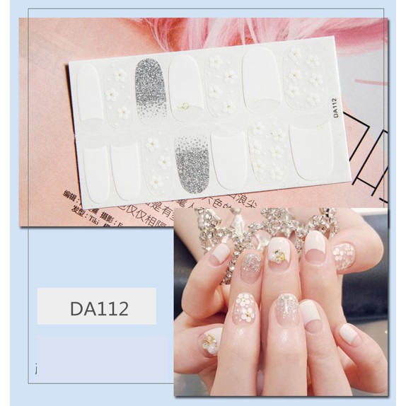 14Pcs/Stiker Kuku Murah / Nail Art Sticker / Nail Art Stiker / Nail Art &amp; Sticker DA Series Premium