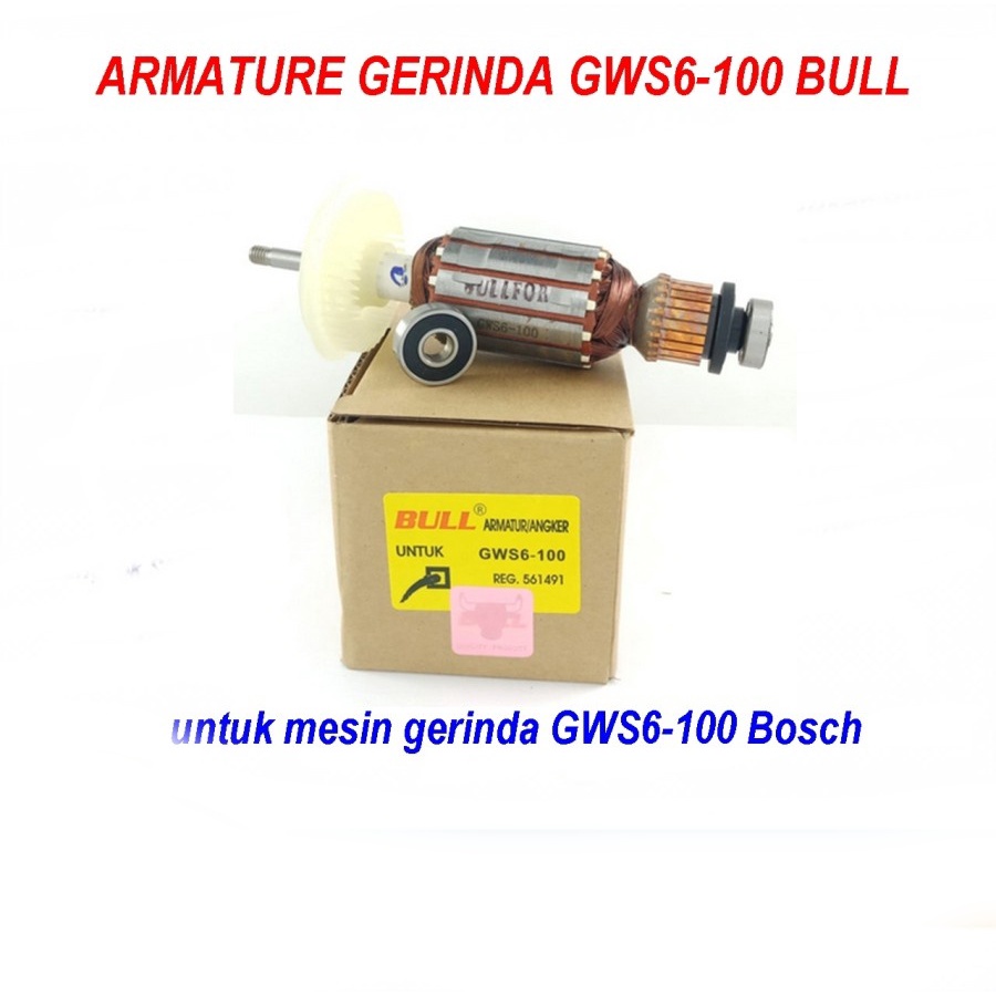 Armature Gerinda Bosch GWS6-100 Bull Armature Gerinda GWS6-100 Bull