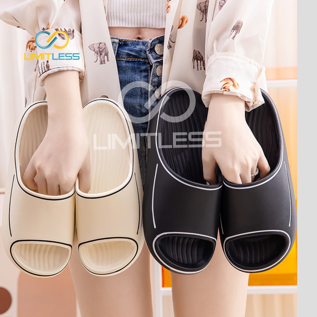Sandal Cewek Cartoon Slip On Kekinian Jelly Sendal Wanita Korean Style Limitless Sandal Anak Selop Terbaru Stylist