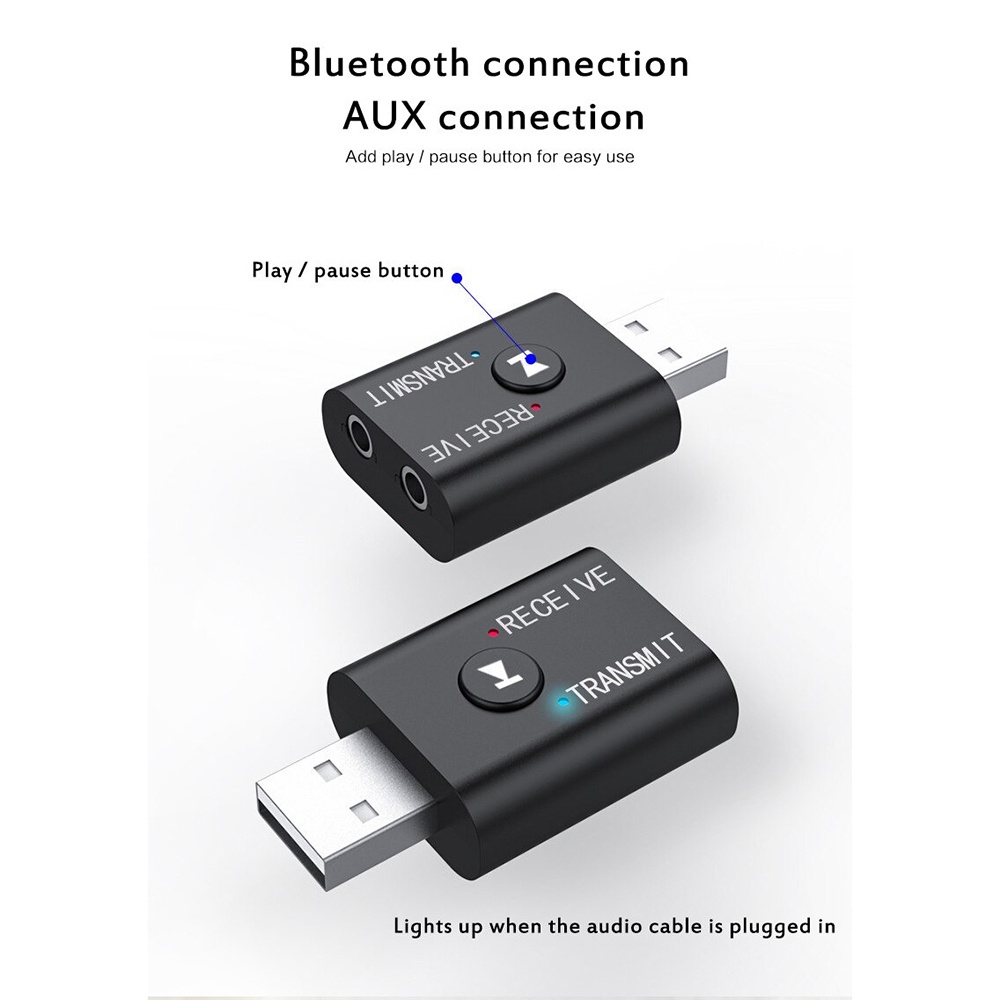 USB Dongle Bluetooth 5.0 Transmitter Receiver Audio Adapter -YET-TR6