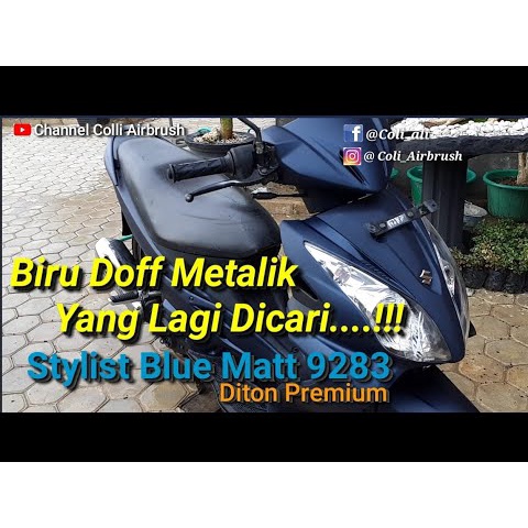 Cat Pilox Diton Premium Stylish Blue Matt 9283 400cc Biru Doff Matte