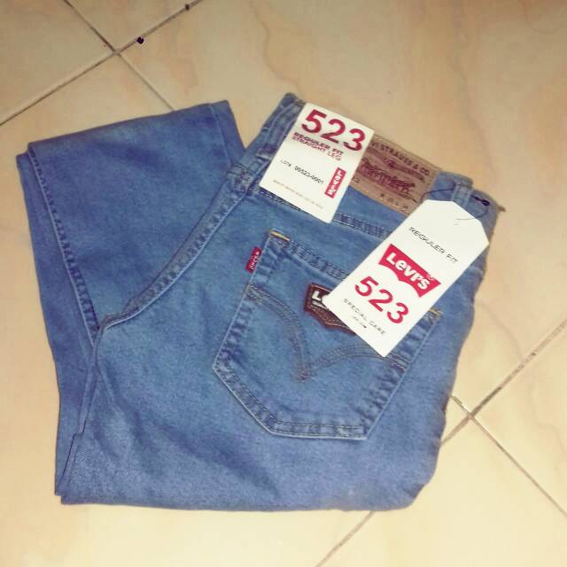 Celana levis 523 standard no. 28 warna biru