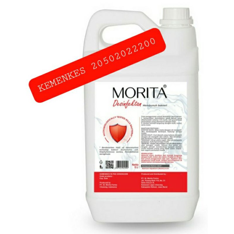 desinfektan disinfektan disinfectant cair cairan 5 liter daily murah bagus kemenkes
