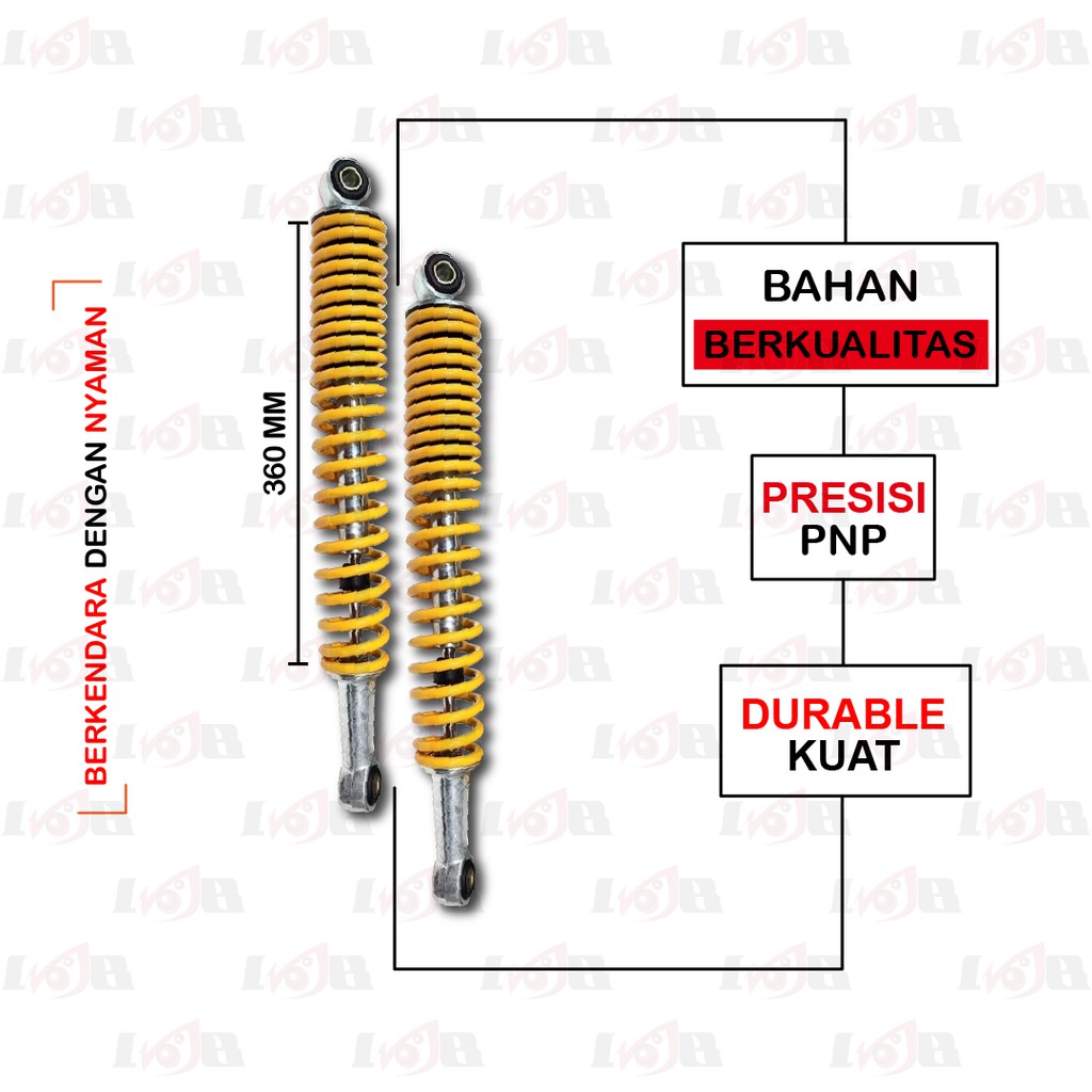 Nakasone Shockbreaker Smash Lama Shogun 110cc Kebo Per Shock Belakang