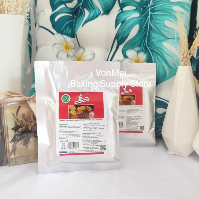 

Baker Bakers BAKER'S BONUS Pengembang Pelembut Roti Bread Improver 100 TERLARIS TERPERCAYA ORIGINAL