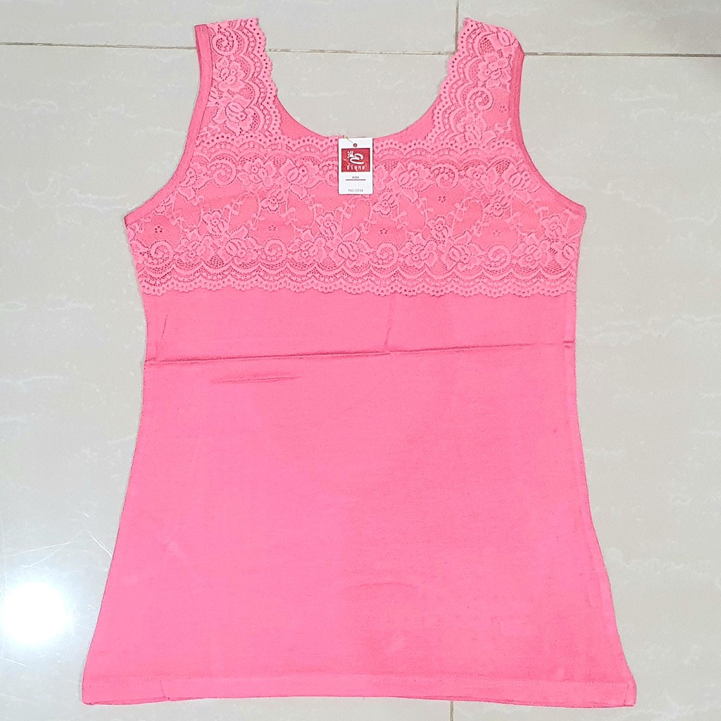 Camisole / Tank Top / Singlet Wanita Elena 0934 (Panjang 38cm, Lingkar 74cm)