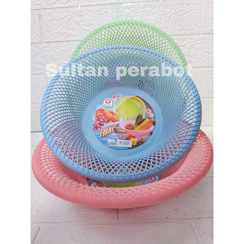 Keranjang Tempat Buah warna warni - sunlife Fruit Tray