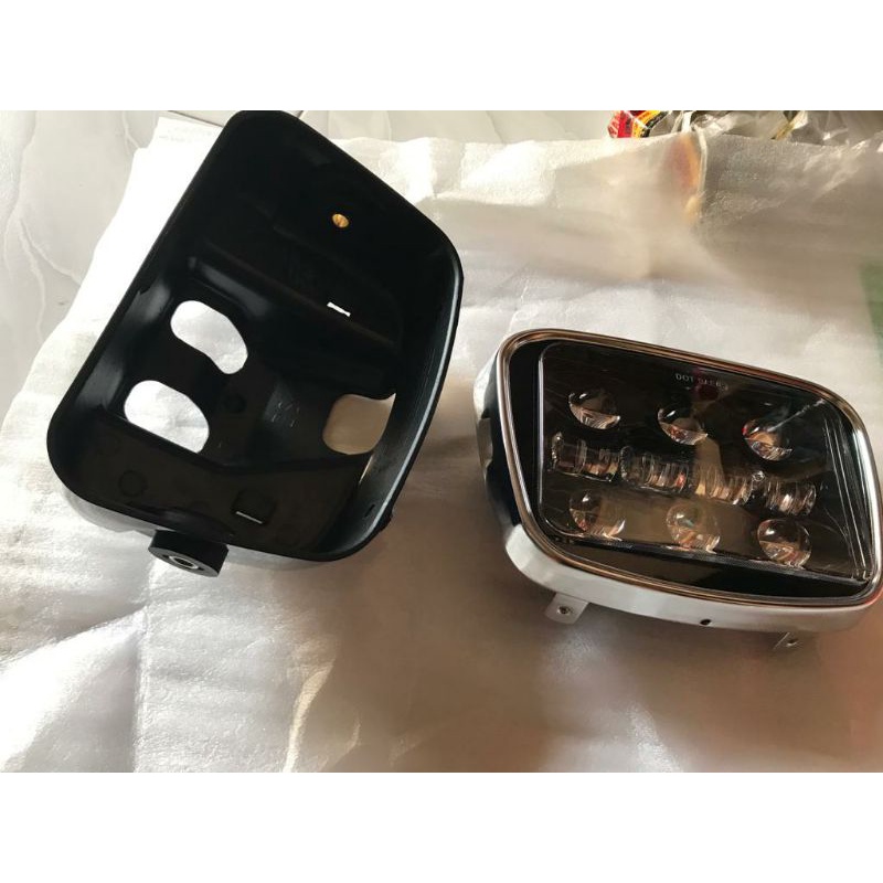 Lampu Daymaker Rx King + Ring Lampu Oval Ori + Batok Oval Ori