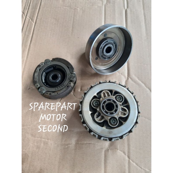 DRAFT GEAR HOUSE KOPLING RONSEL LONCENG RUMAH KAMPAS KOPLING GANDA SUPRA X 125 FI SUPRA HELM IN KYZ