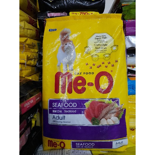 Meo Seafood Me-O seafood 7kg Cat food Makanan kucing Murah