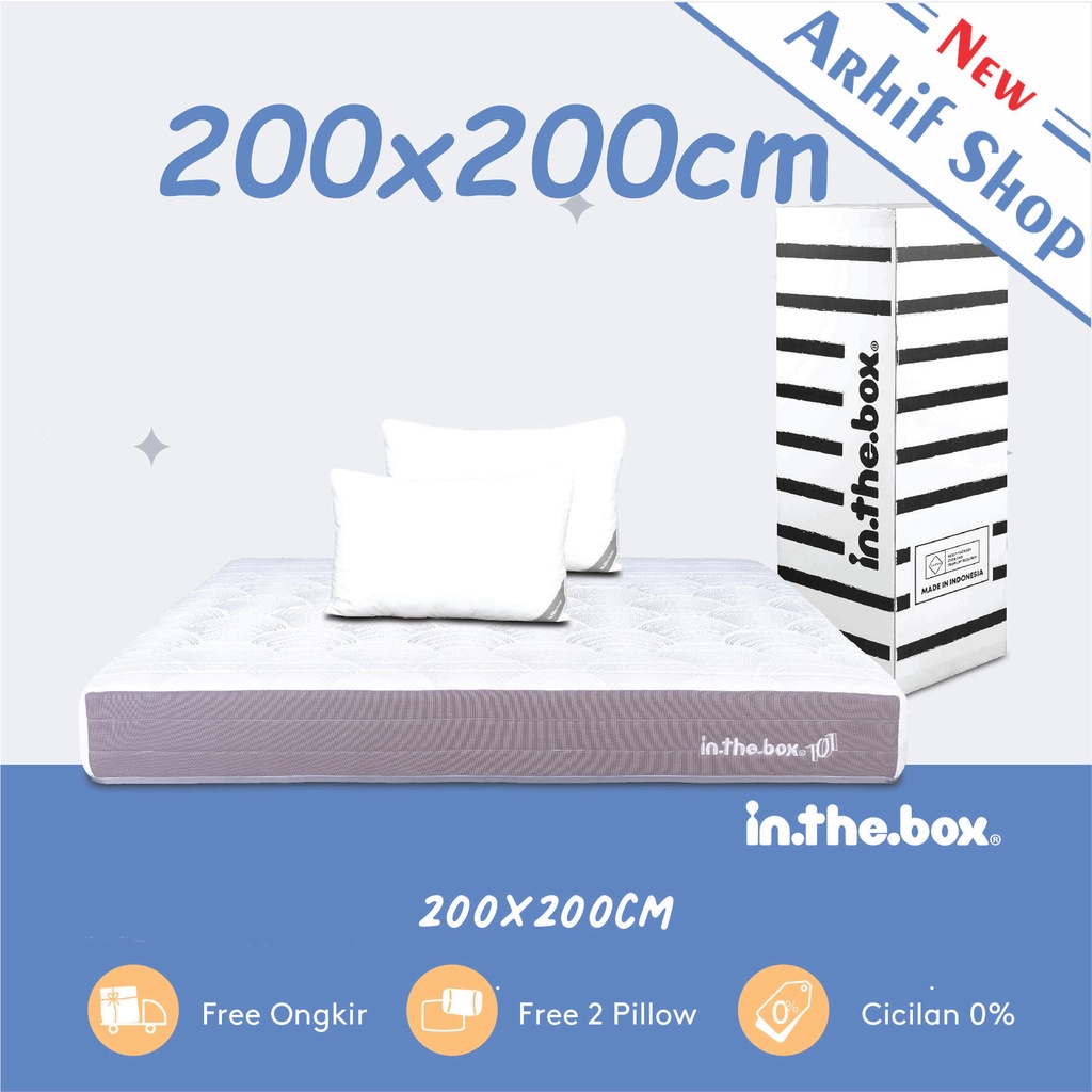 SPRINGBED inthebox 101 200x200x27 (Super King) KASUR IN THE BOX