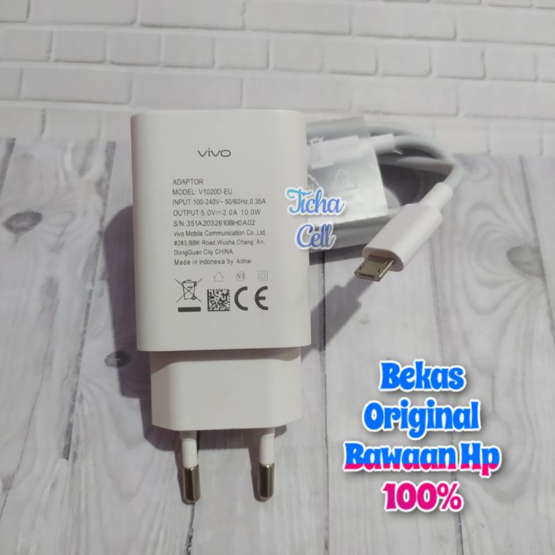 CHARGER VIVO Y93 Y95 V9 Y12 Y12S Y15 Y15S Y12i ORIGINAL BAWAAN HP 100%