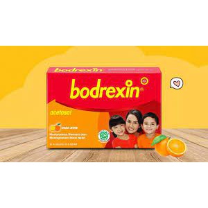 Bodrexin Tablet Rasa Jeruk Untuk Demam &amp; Nyeri Anak 80 mg 1 Tablet / obat anak