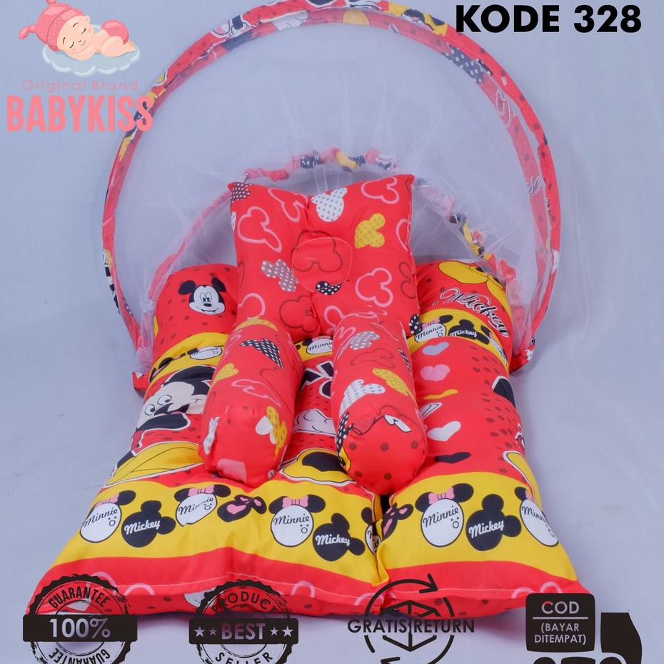 Kasur Bayi Kelambu Lipat New Terbaru | tempat Tidur Bayi Baru Lahir|Perlengkapan Bayi Baru Lahir new