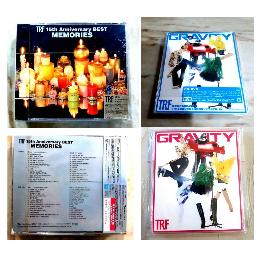 Trf Best Gravity Musik Ori New Japan Cd Dvd Shopee Indonesia