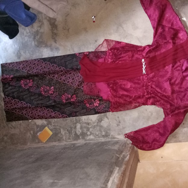 Maura Couple - Sania Ruffle Batik Couple Ori Ndoro Jowi Dnt Garansi Termurah Shopee - Parang Maroon