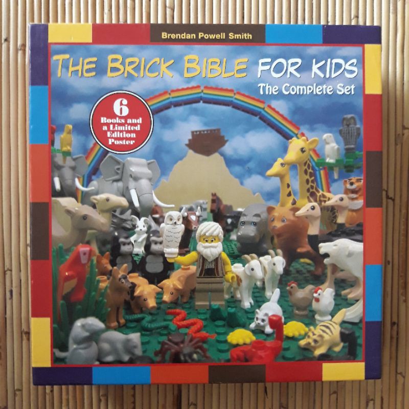 The Brick Bible For Kids Boxset + Poster (new, segel) Collector Edition Brendan Powell Lego Alkitab 