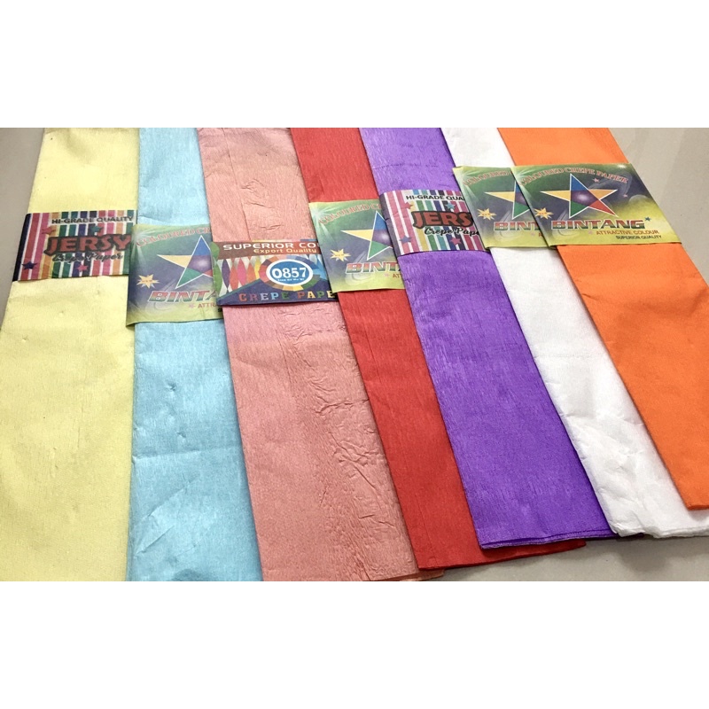 

KERTAS CREPE WARNA KERTAS HIAS KERTAS MADUMONGSO