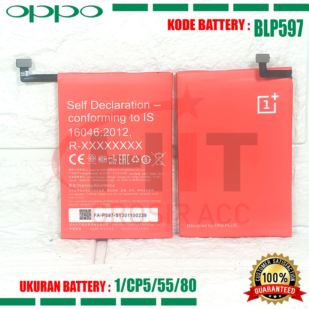 Baterai Battery Ori For One Plus 2 BLP597