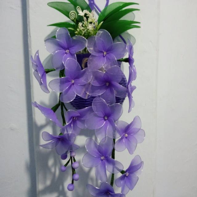 Bunga hias anggrek variasi lampu