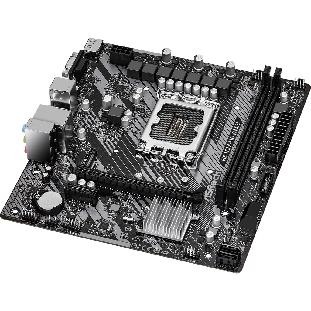 ASROCK H610M-HDV/M.2 Intel LGA1700 H610 DDR4 - Alder Lake Motherboard