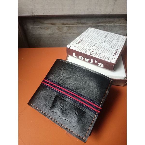 Dompet Pria Leather Case 1kg Muat 20pcs Banyak Slot Kartu Fashion cowok Harga grosir