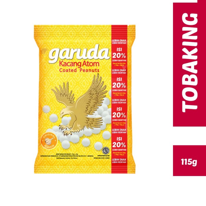 

Garuda Kacang Atom Original 115gr Coated Peanuts
