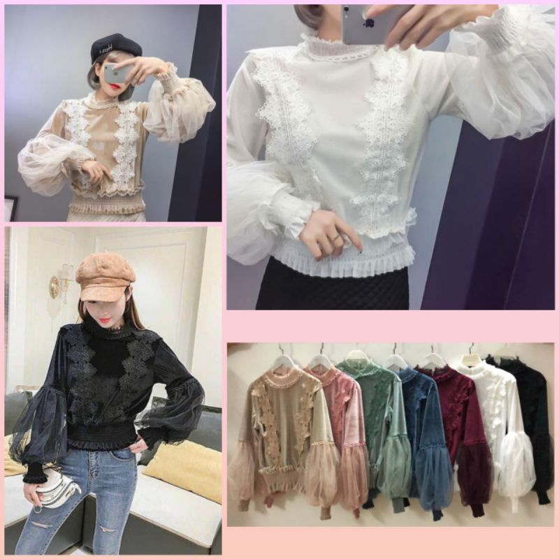 atasan import bahan bludru