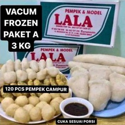 Pempek Lala 26 Ilir Palembang Isi 120 pcs A [ Packing Vakum Frozen ] 3 kg