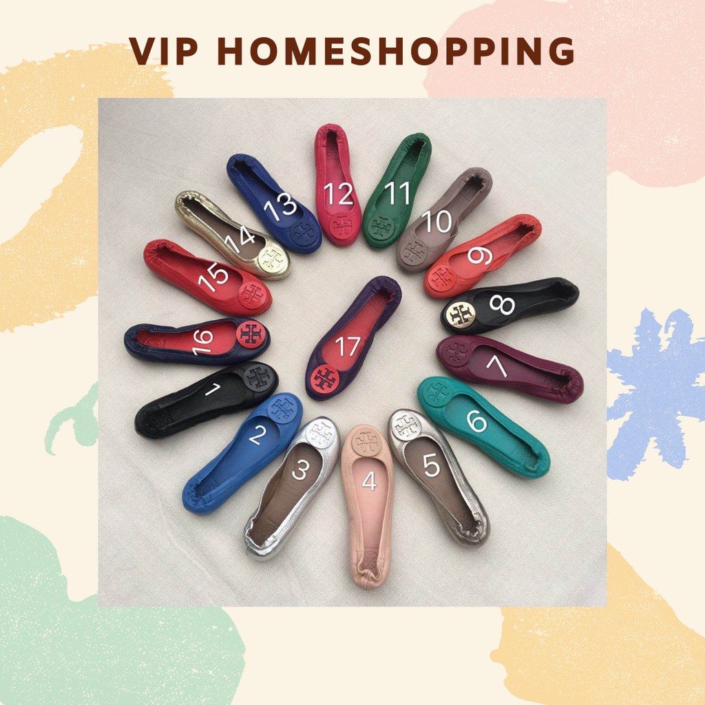 Sepatu Wanita Tory B*rch Minnie Balerina Travel Flats Original