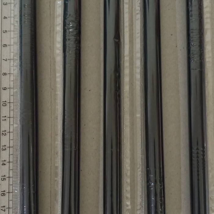 SEDOTAN BUBBLE 12MM 18CM STERIL RUNCING LURUS HITAM MURAH SEDOTAN BOBA - Hitam