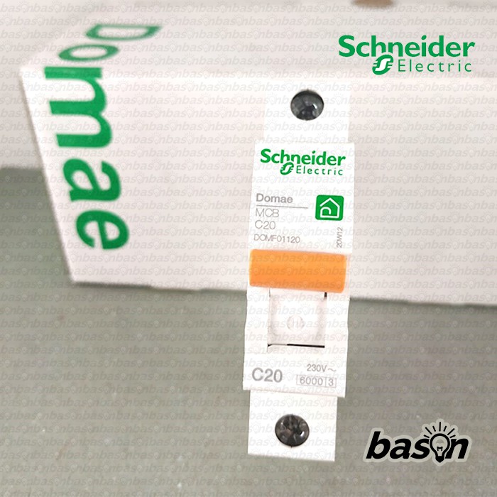 SCHNEIDER MCB Domae 1Phase 20A - circuit breaker / pemutus sikrit