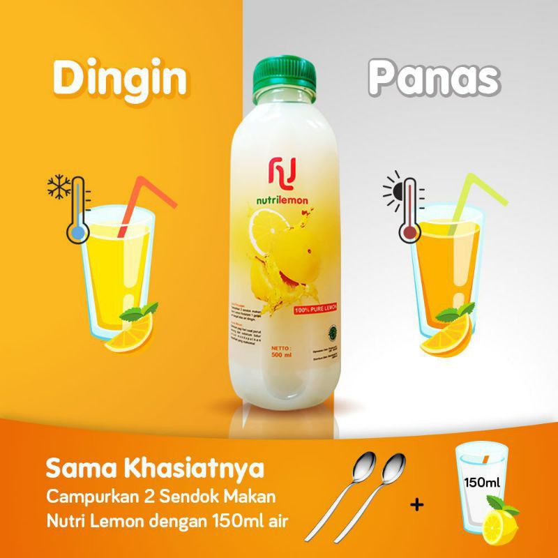 

nutri lemon / sari lemon / minuman diet / lemon