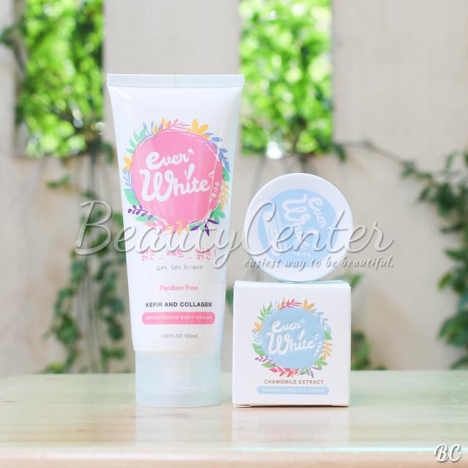 Perawatan Tubuh Paket Everwhite Pink (Badan) + Blue (Ketiak) Bpom Asli  100% Ampuh | Kesehatan |