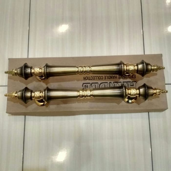 Handle Pintu Kuningan Asli brass