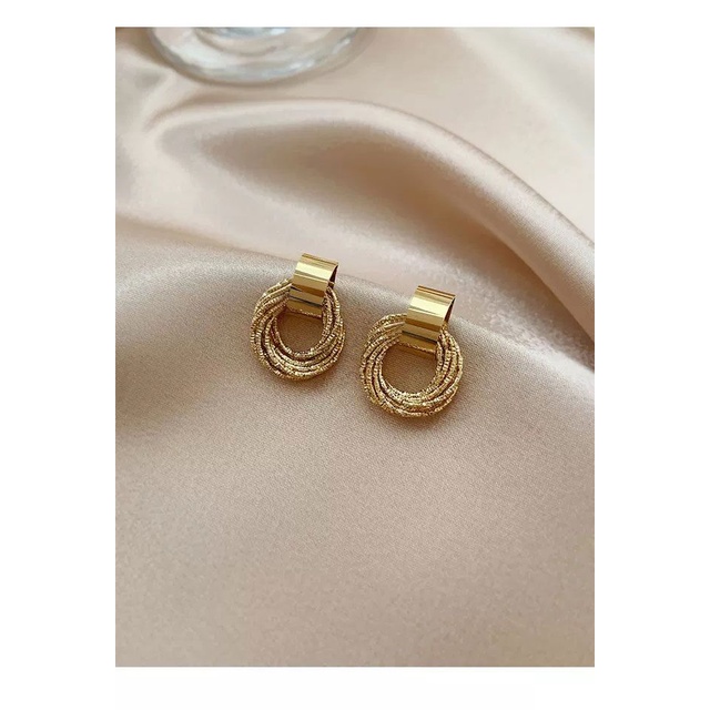 Anting Tusuk Sterling Silver 925 Bahan Titanium Steel Untuk Wanita