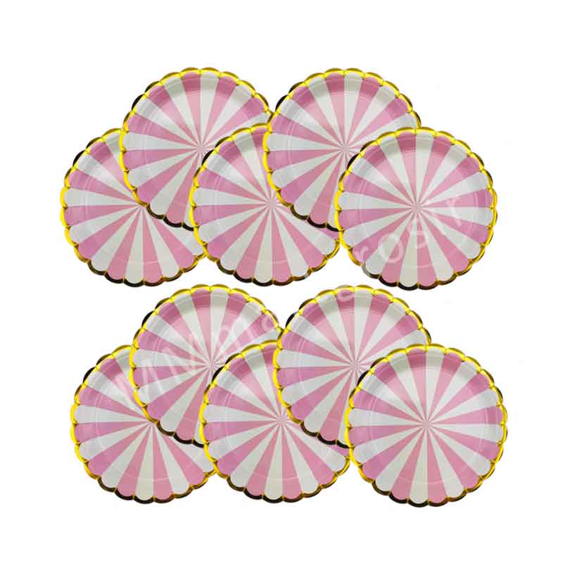 Piring Kue / Piring Motif Lolipop / Piring Kertas MA6-10 / 1pack 10pcs