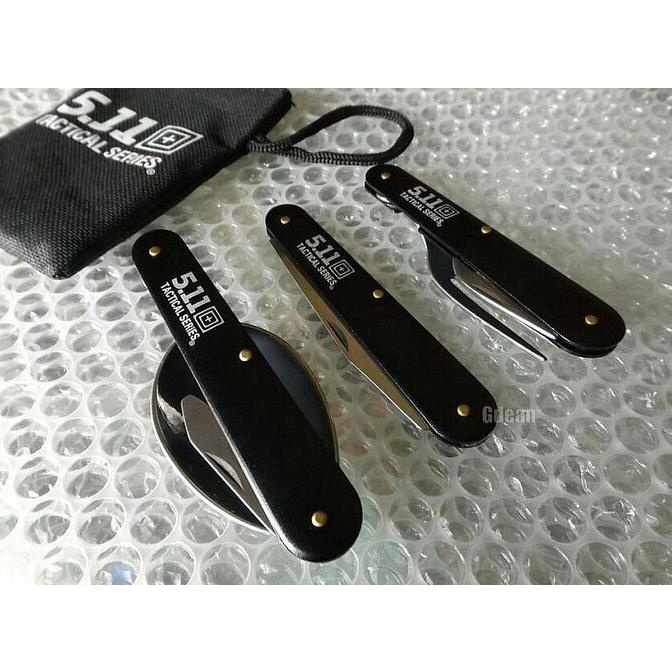 Aman Sendok Garpu Pisau 511 Tactical Army Diskon